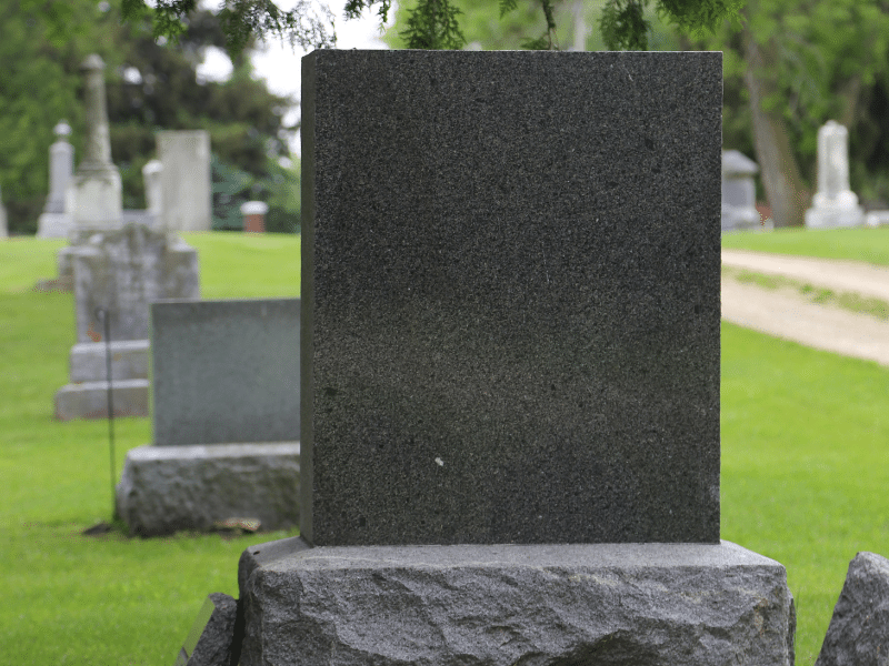 headstone marker