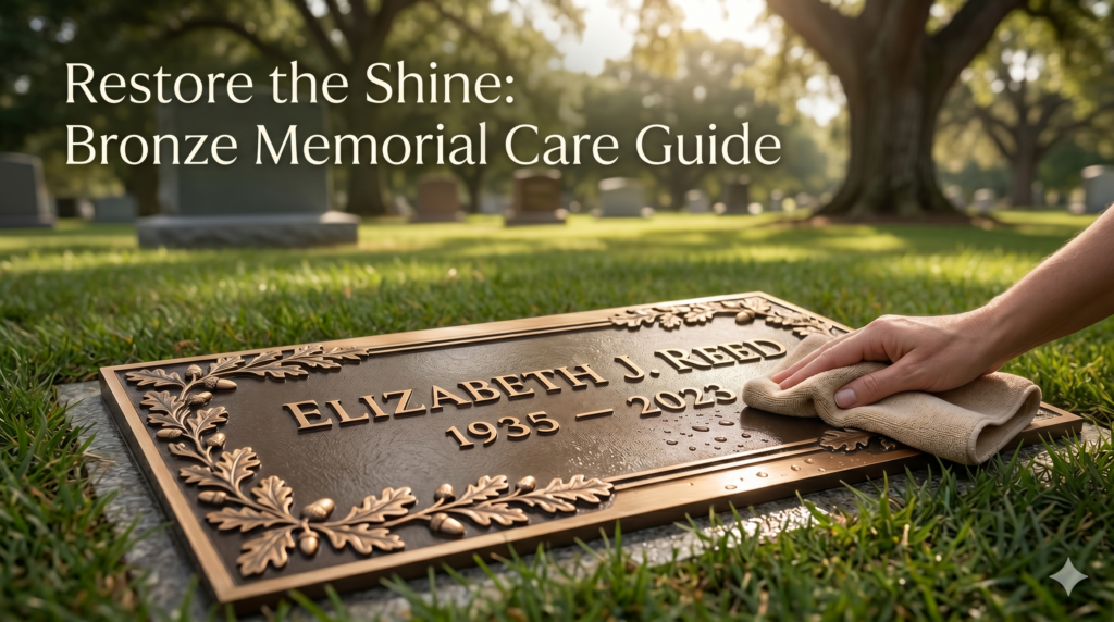 Bronze Grave Marker Maintenance
